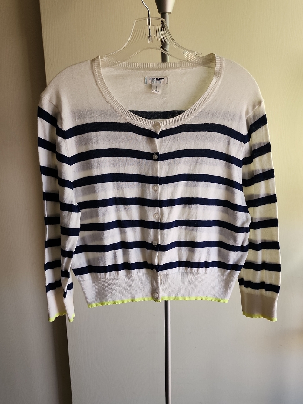 "Old Navy" Striped Button-Front Cardigan 💙